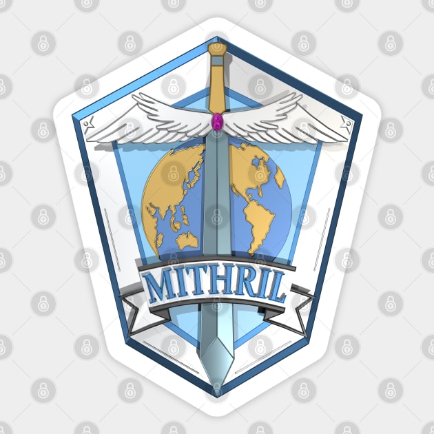 Mithril Emblem 3D Sticker by CCDesign